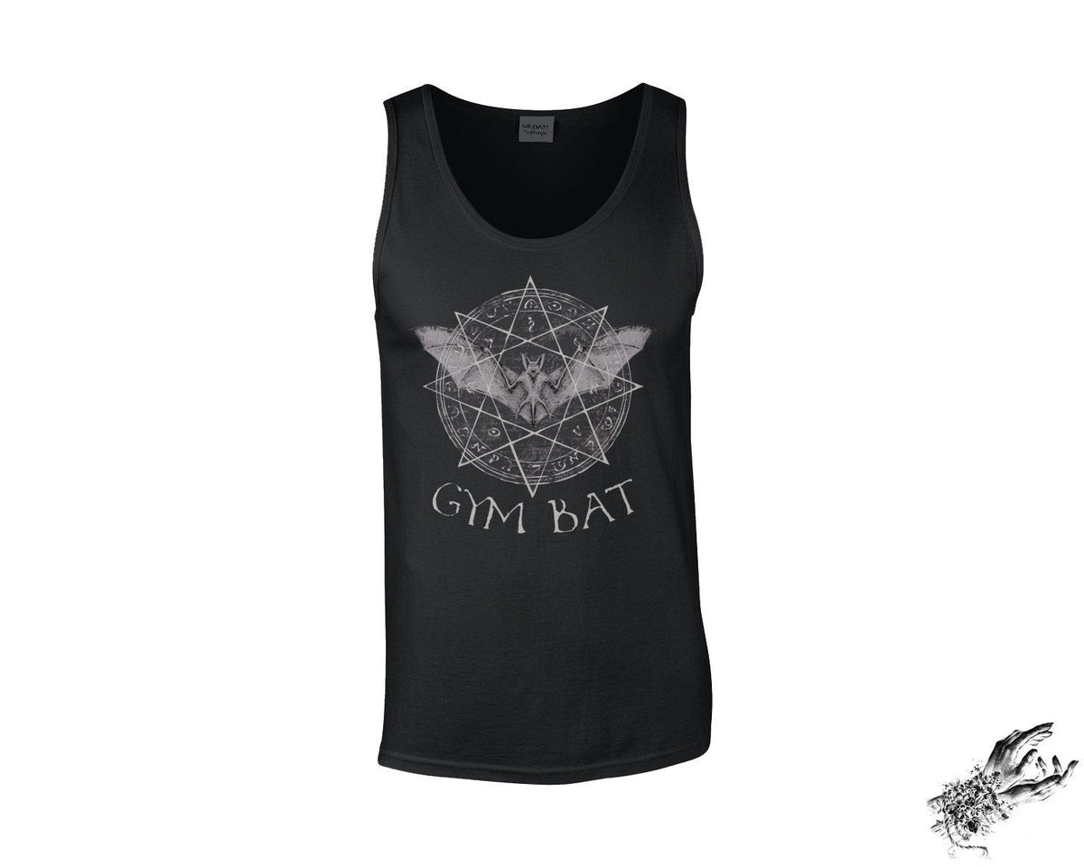 Black Gym Bat Unisex Tank Top