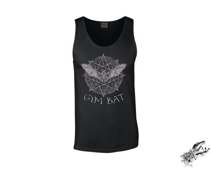 Black Gym Bat Unisex Tank Top