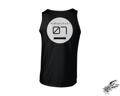 Black Virtual Reality Unisex Tank Top