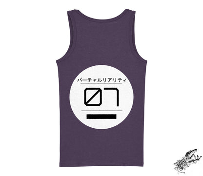 Purple Virtual Reality Unisex Tank Top