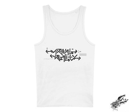 White Virtual Reality Unisex Tank Top