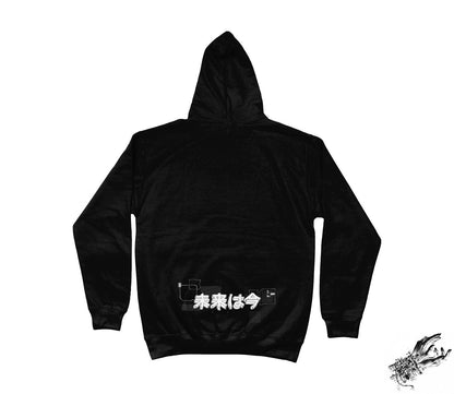 Black Cyborg Hoodie