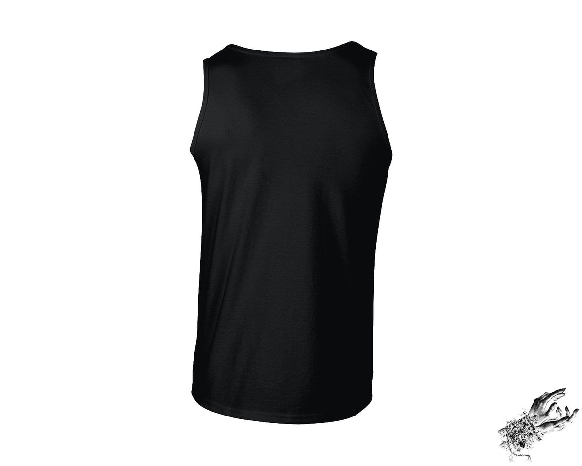Black Gym Bat Skull Unisex Tank Top