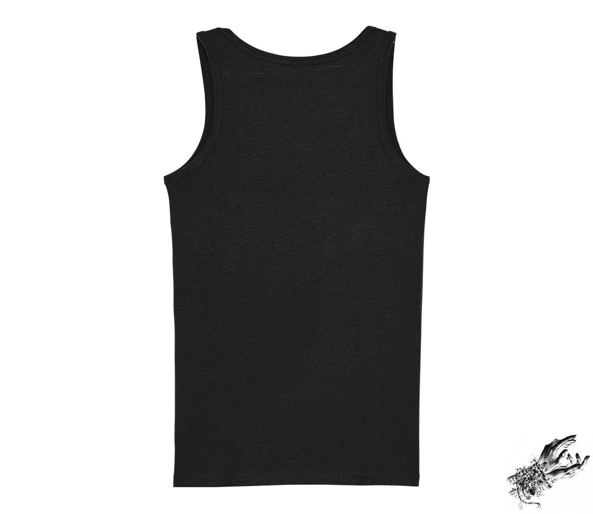 Black Baphomet and Skulls Unisex Tank Top