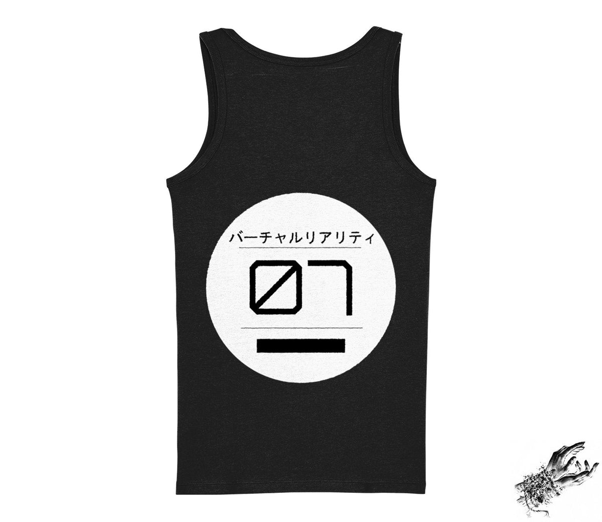Black Virtual Reality Unisex Tank Top