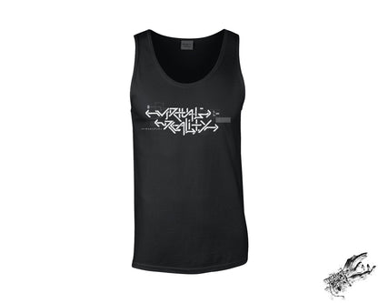 Black Virtual Reality Unisex Tank Top