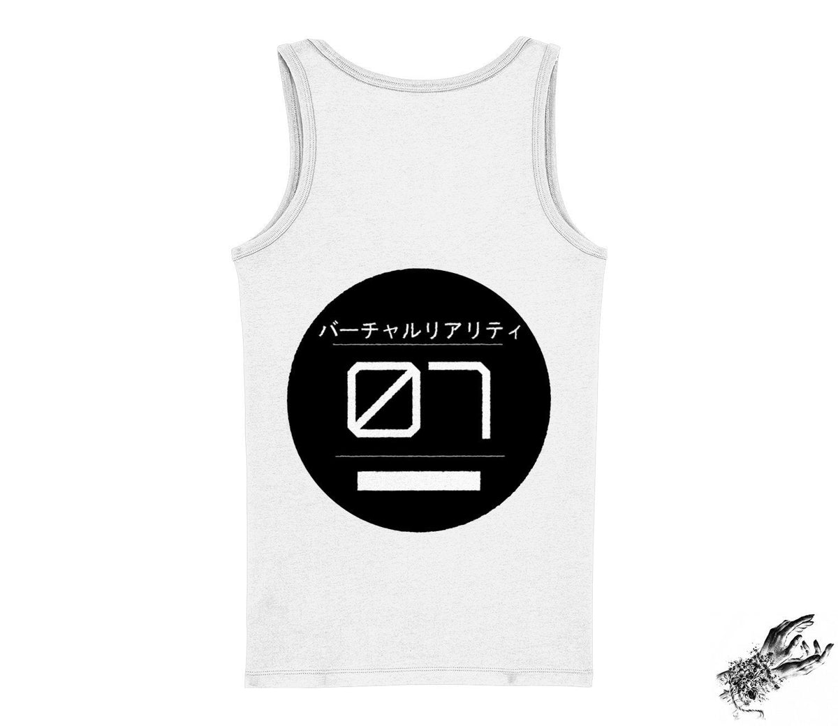 White Virtual Reality Unisex Tank Top