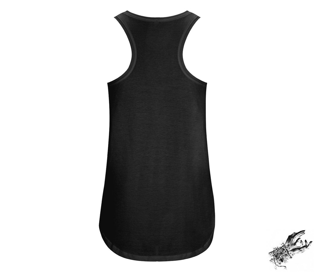 Black Everything Is Connected Unisex Racerback Tank Top