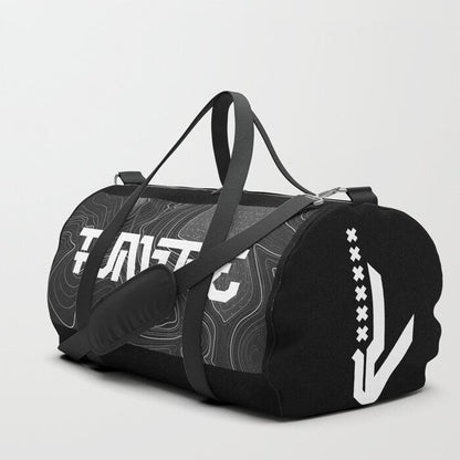 Black Cyberpunk Future Duffle Bag