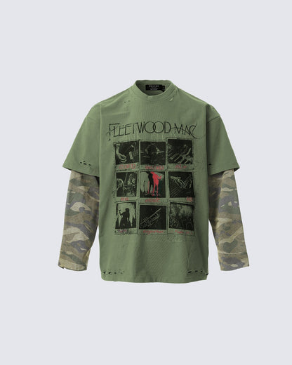 Faux-Layered Rock Tee