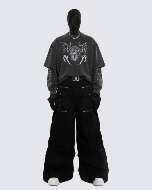 Graphic Oversized Long Sleeve T-shirt