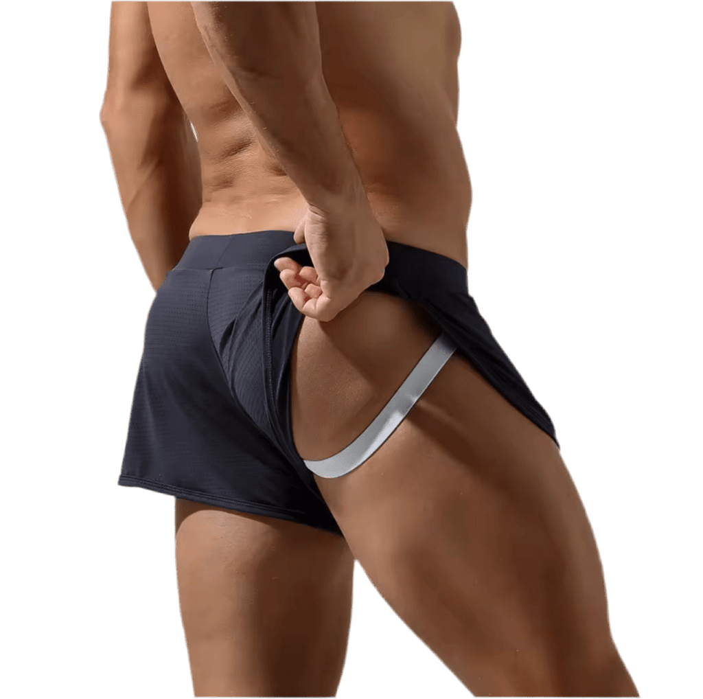 Jock Shorts Black - The Pup Play Hub