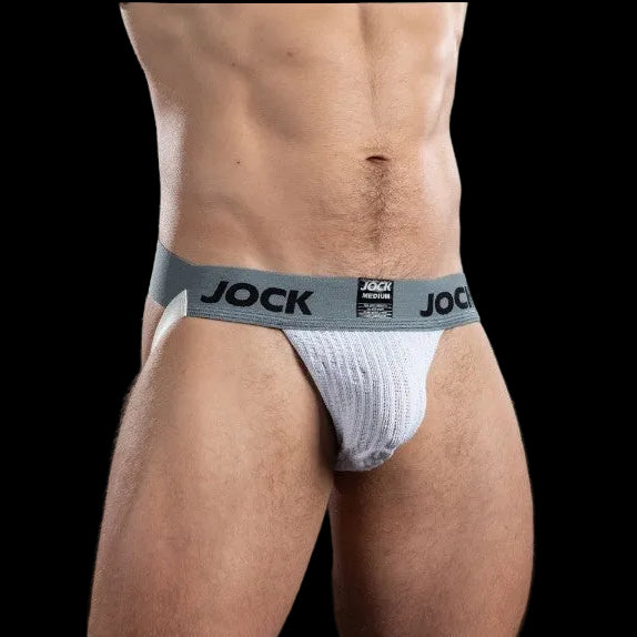 Mr. S Leather 'JOCK' Jockstrap | White