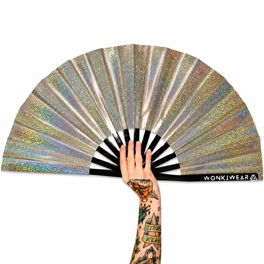 Jupiter Galaxy Iridescent Festival Fan