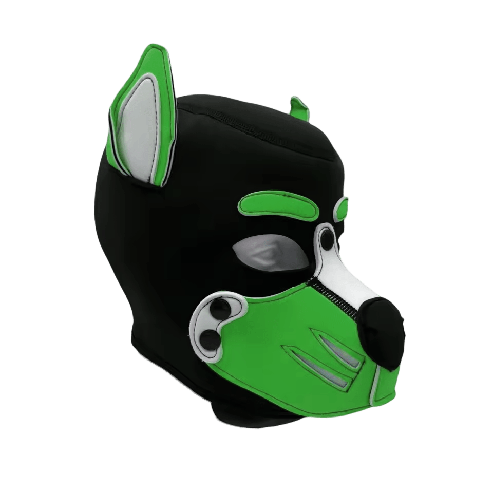 K9 Pup Hood Green - The Pup Play Hub