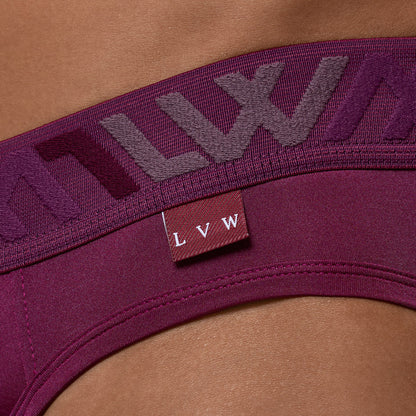 VISIBLY BIKINI BRIEF RENEW SHINE - DEEP PLUM