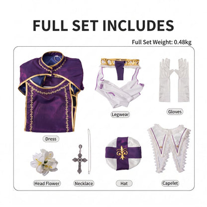 Ornate Knight Princess Cosplay Costume