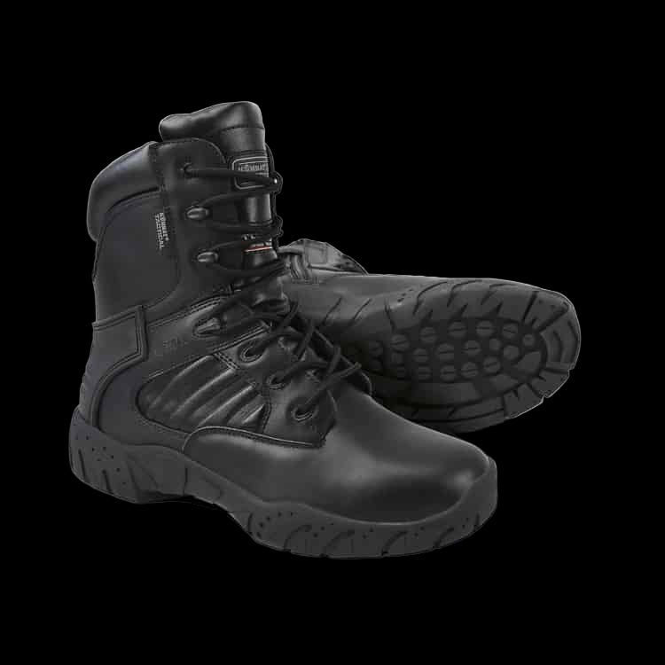 Kombat UK Leather Tactical Pro Boots - Black - The Pup Play Hub
