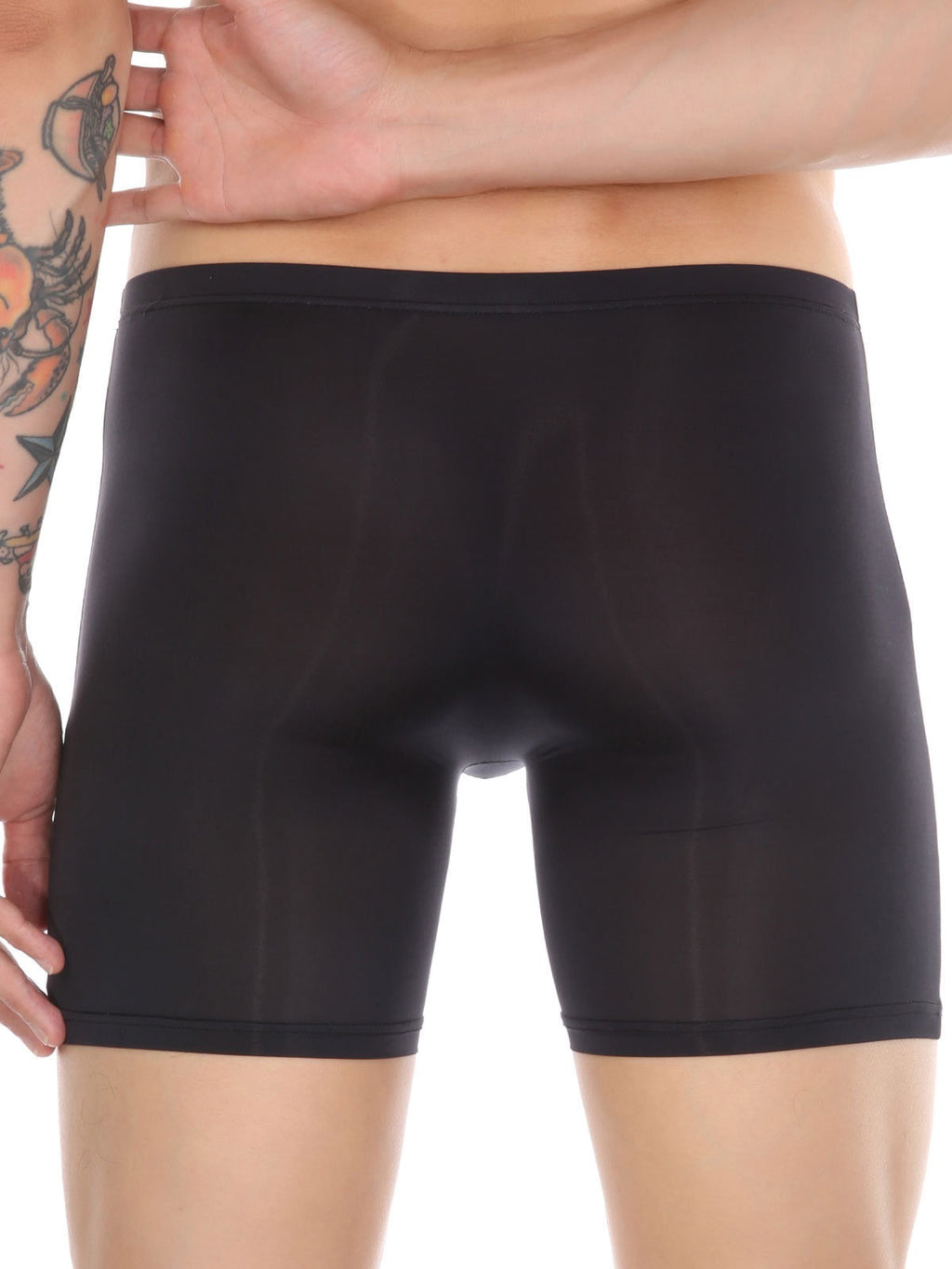Men's Breathable Silky Seamless Boxer Briefs