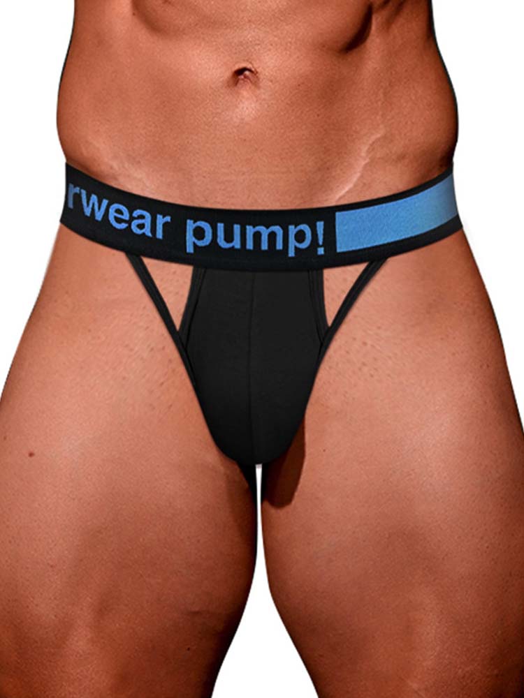 Men's Sexy Butt-Lifting Sporty U-Pouch Large Thong & Strings