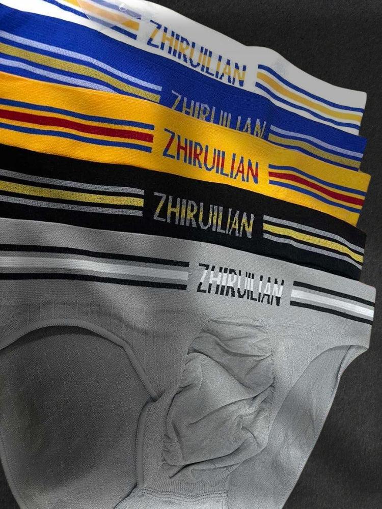 5 Pack ALLMIX Men's Seamless Bulge Pouch Briefs