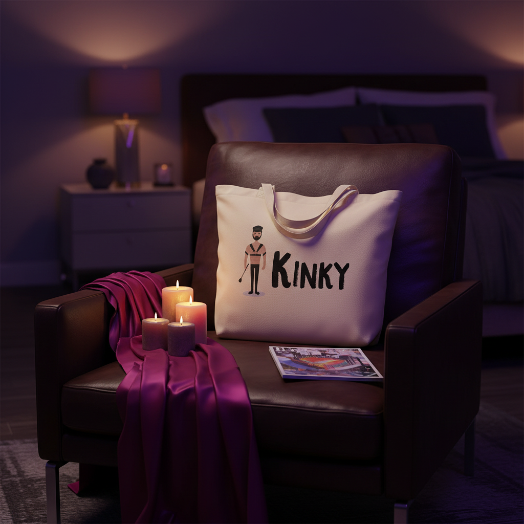 Kinky Large Organic Tote Bag