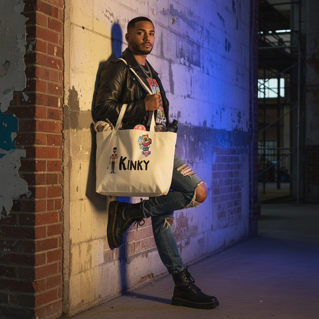 Kinky Large Organic Tote Bag