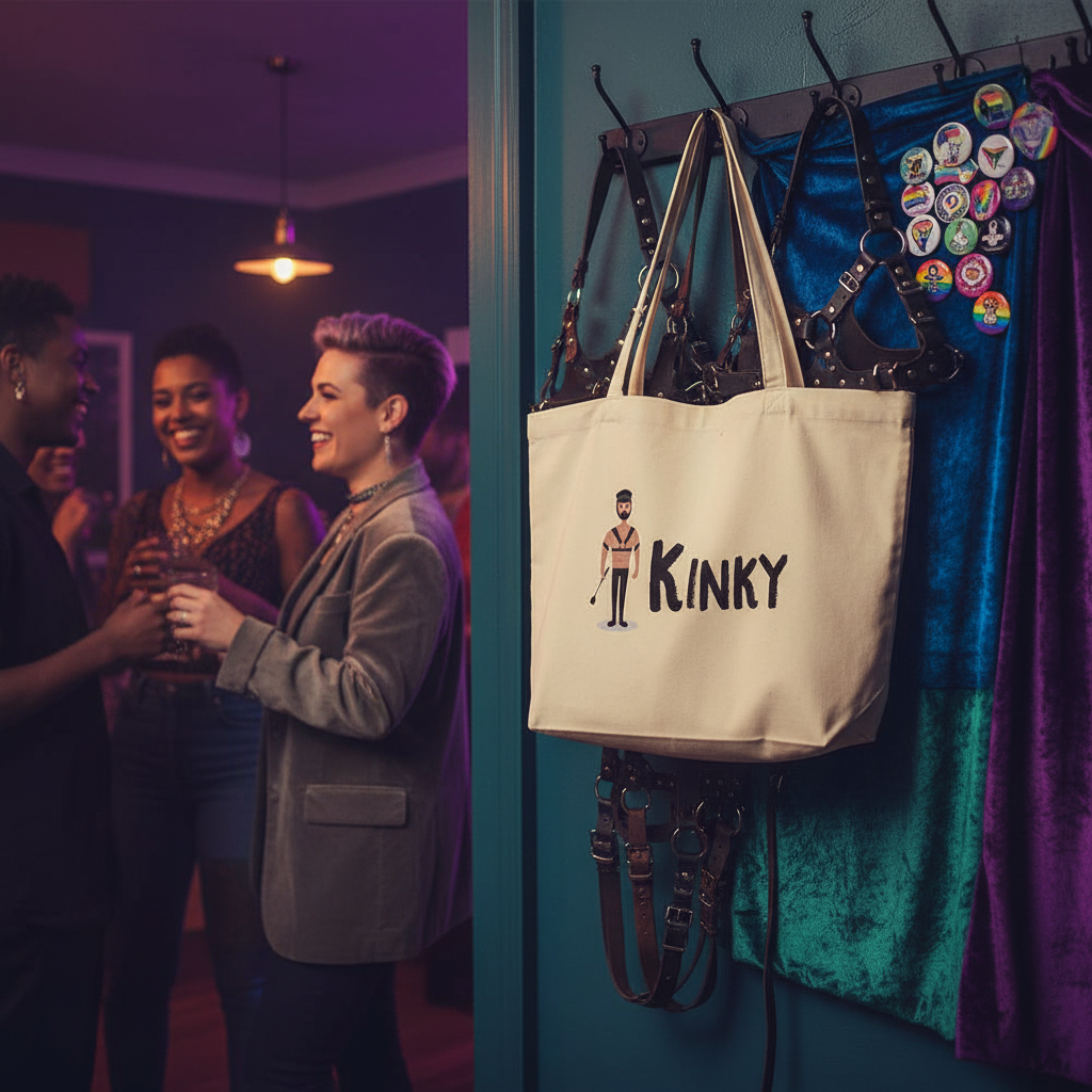 Kinky Large Organic Tote Bag