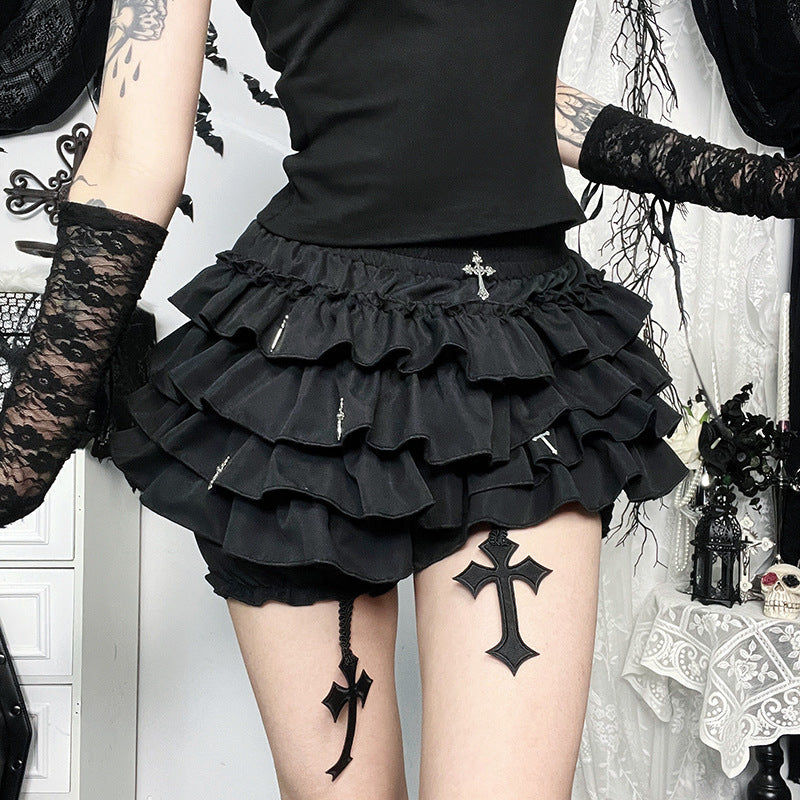 Gothic Cross Femboy Skirt