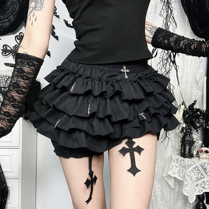 Gothic Cross Femboy Skirt