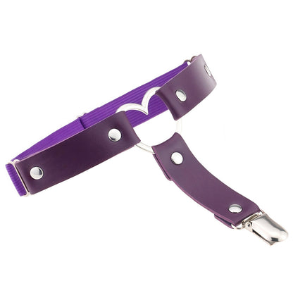 Leather Heart Femboy Thigh Garter