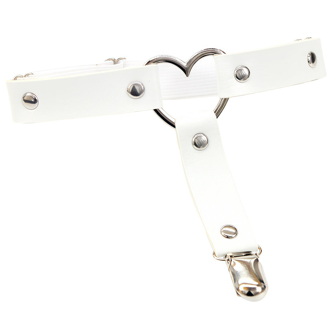 Leather Heart Femboy Thigh Garter