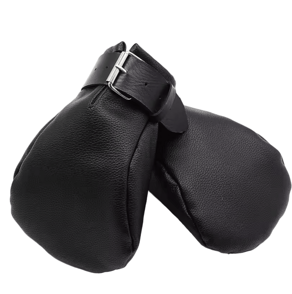 Leather Puppy Mitts - The Pup Play Hub