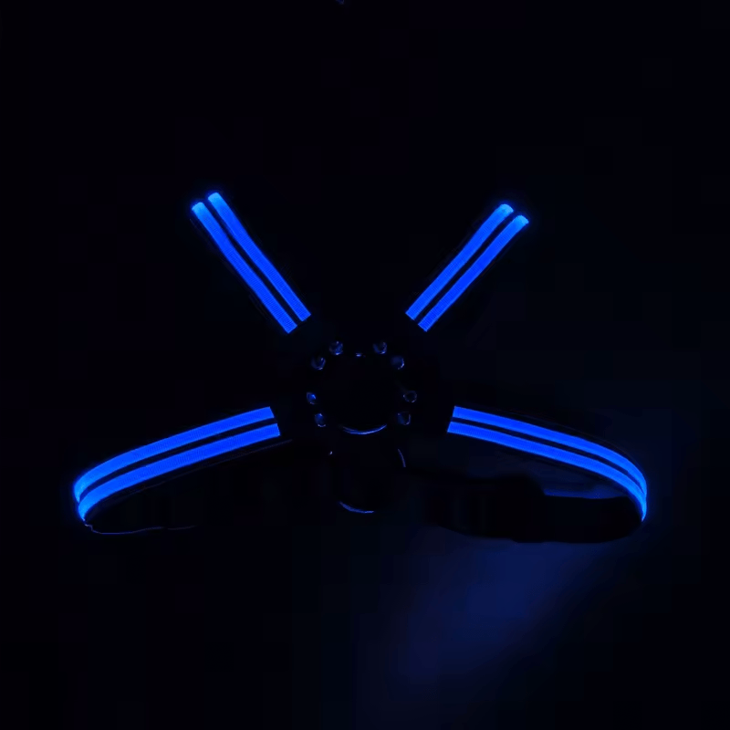 Led Cross Harness Blue - The Pup Play Hub