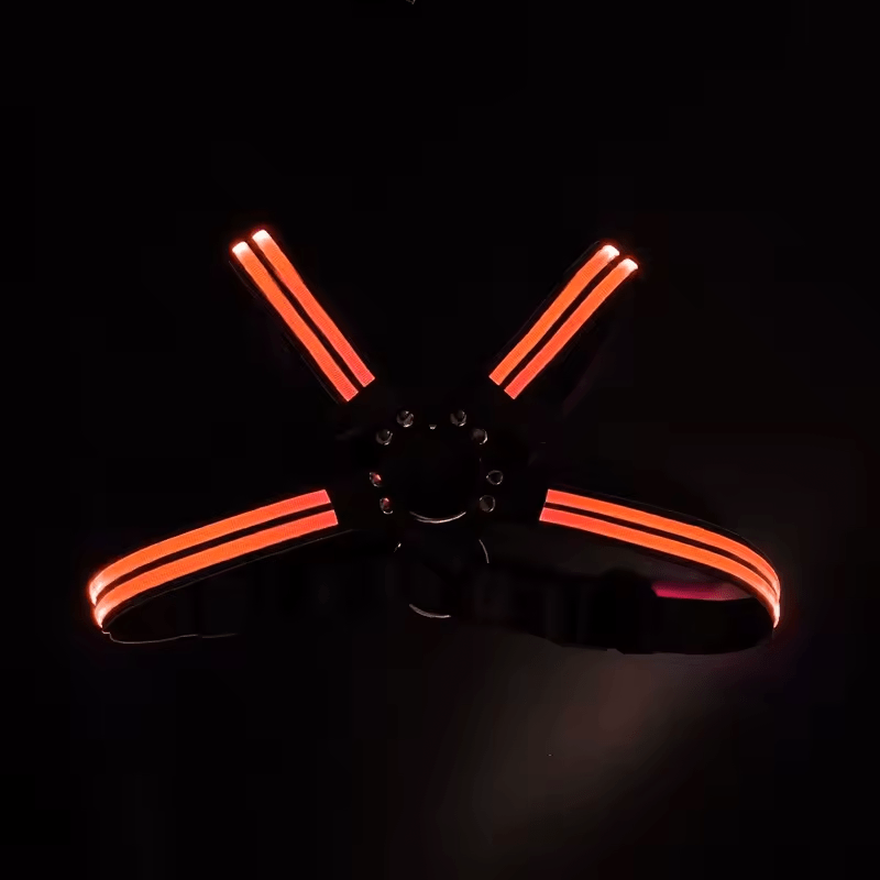 Led Cross Harness Orange - The Pup Play Hub