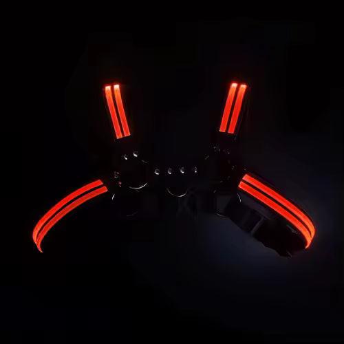 Led Halo Harness Red - The Pup Play Hub