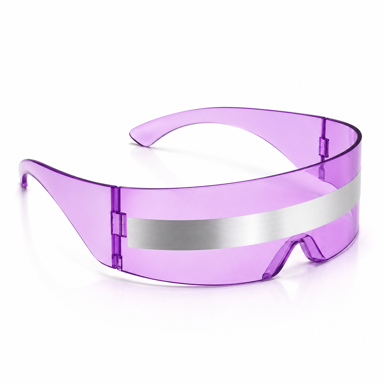 Lilac Cyber Shield Glasses