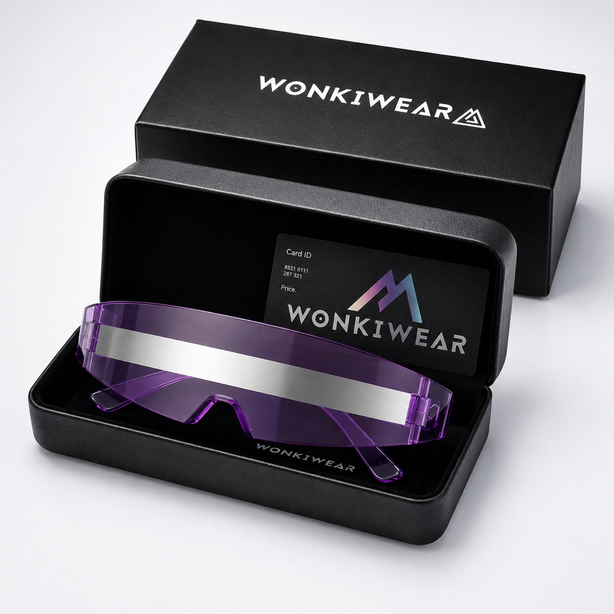 Lilac Cyber Shield Glasses