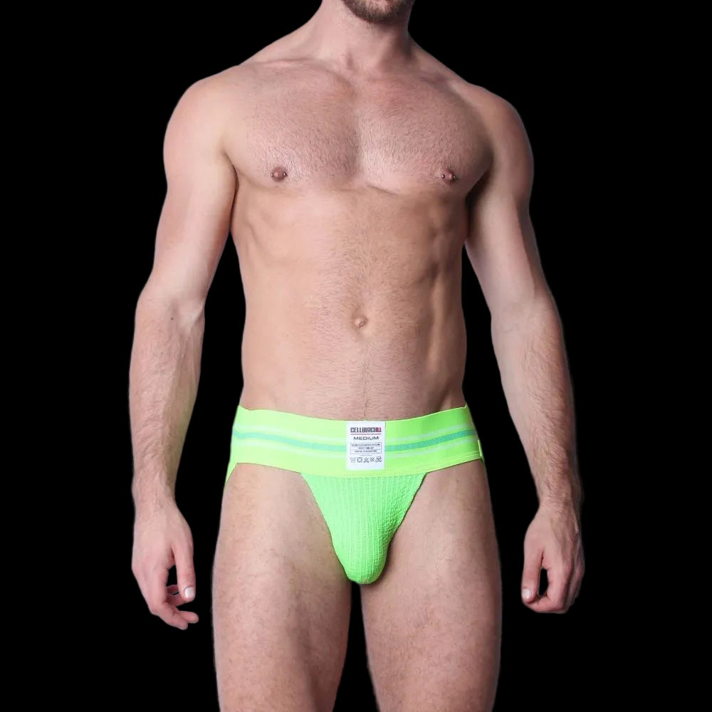 Cell Block 13 TIGHT END Classic Jockstrap | Lime Green