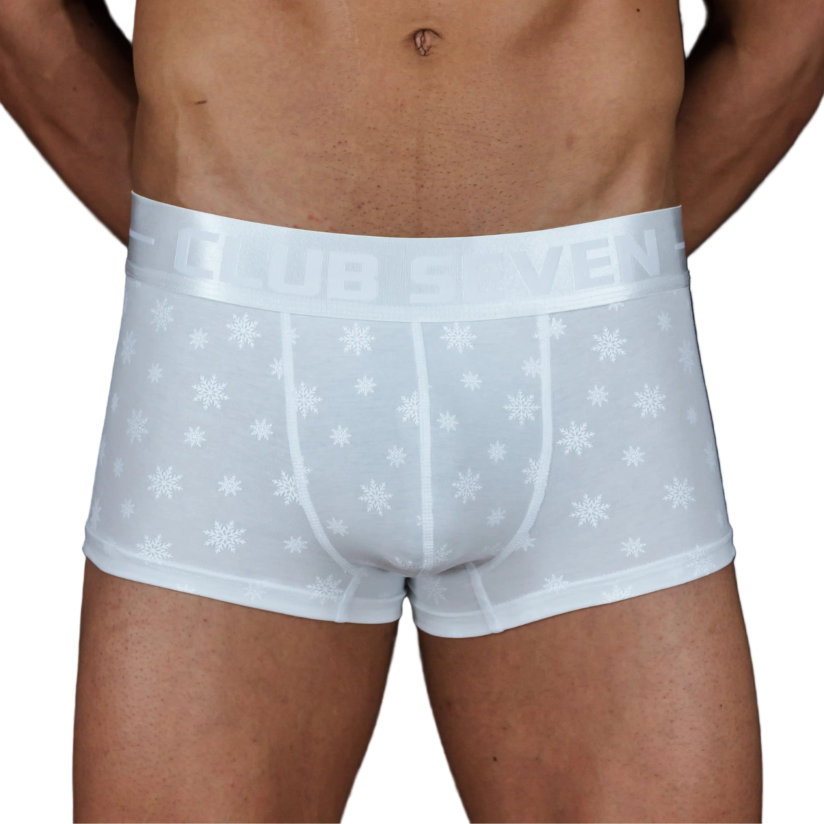 Limited - Edition White Snowflake Trunks - The Pup Play Hub