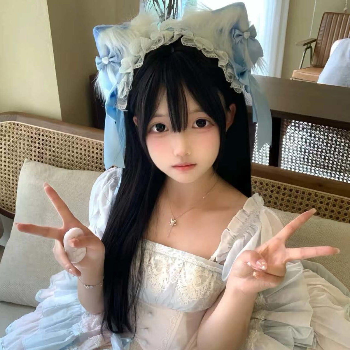 Lolita Cat Ear Clip Set