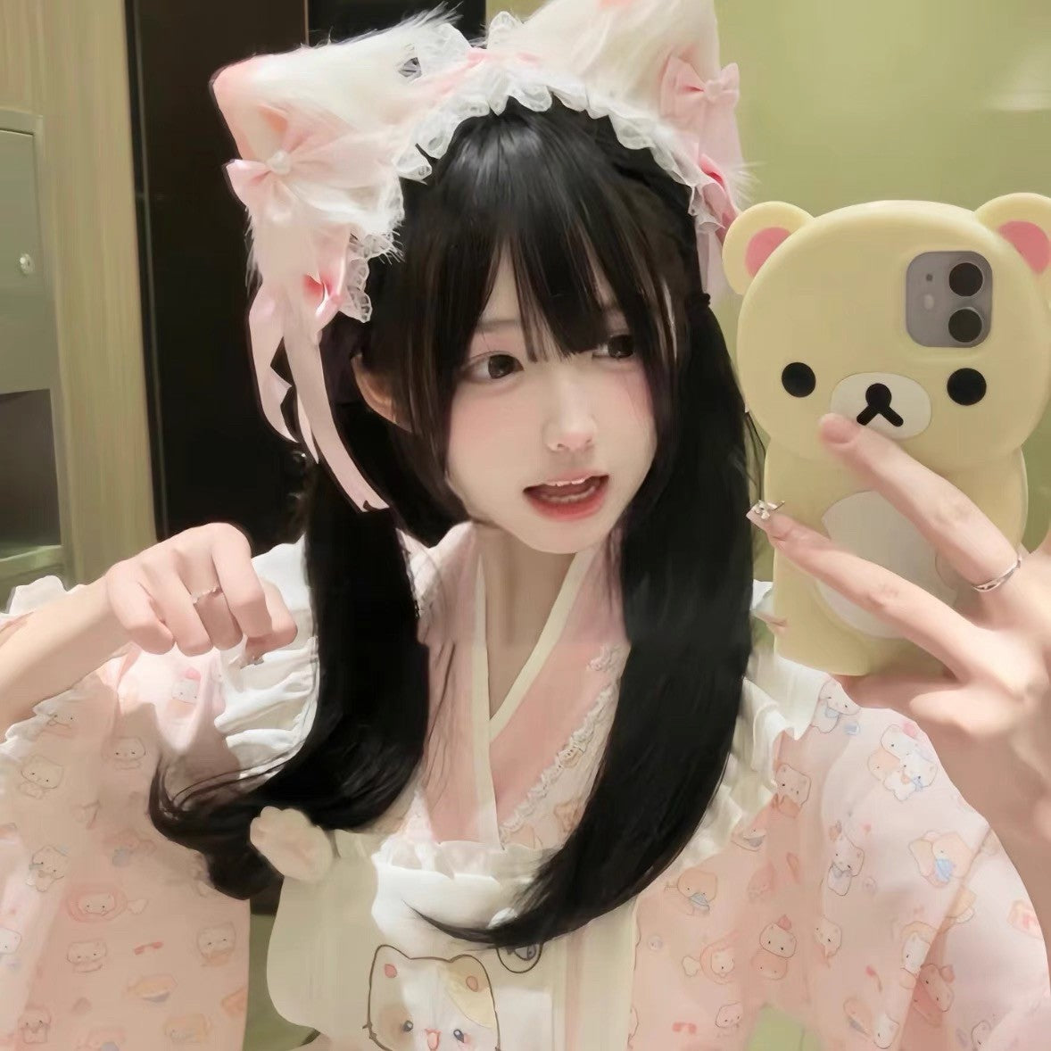 Lolita Cat Ear Clip Set