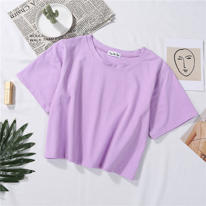 Loose Crop Top Tee
