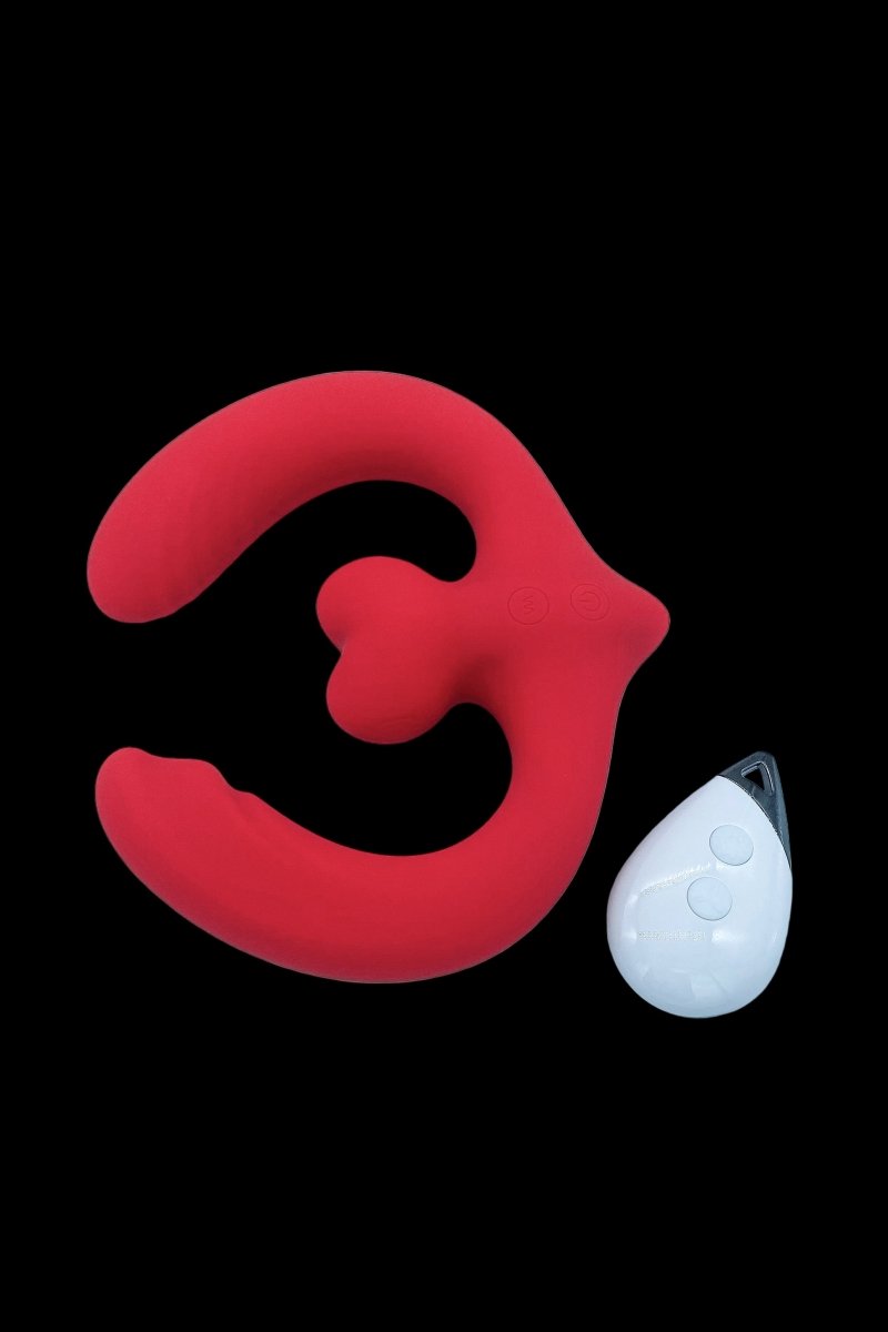 LovePulse Duo – Heart - Shaped Couples Vibrator - The Pup Play Hub