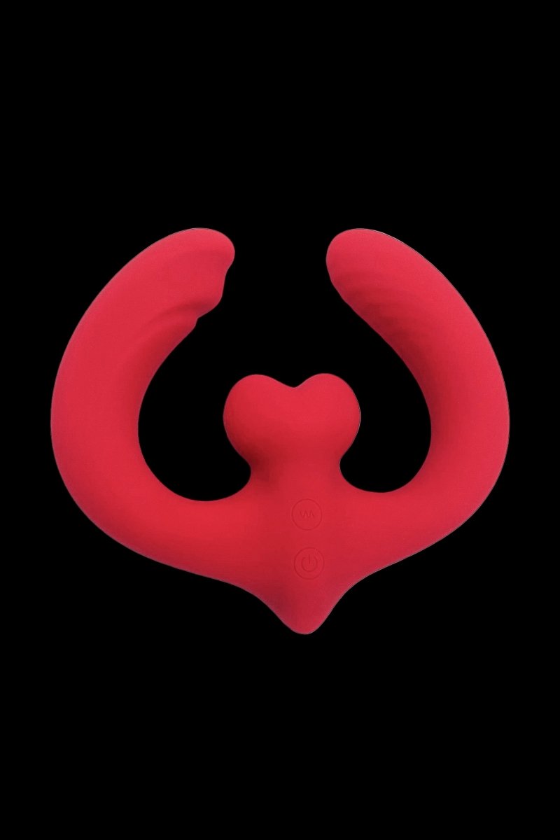 LovePulse Duo – Heart - Shaped Couples Vibrator - The Pup Play Hub