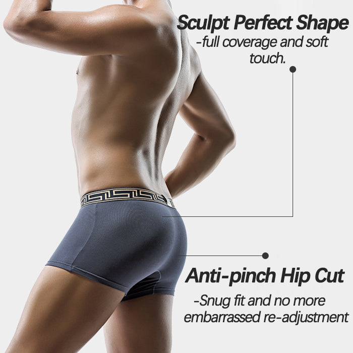 4 Pack Separate Ball Pouch Breathable Trunks