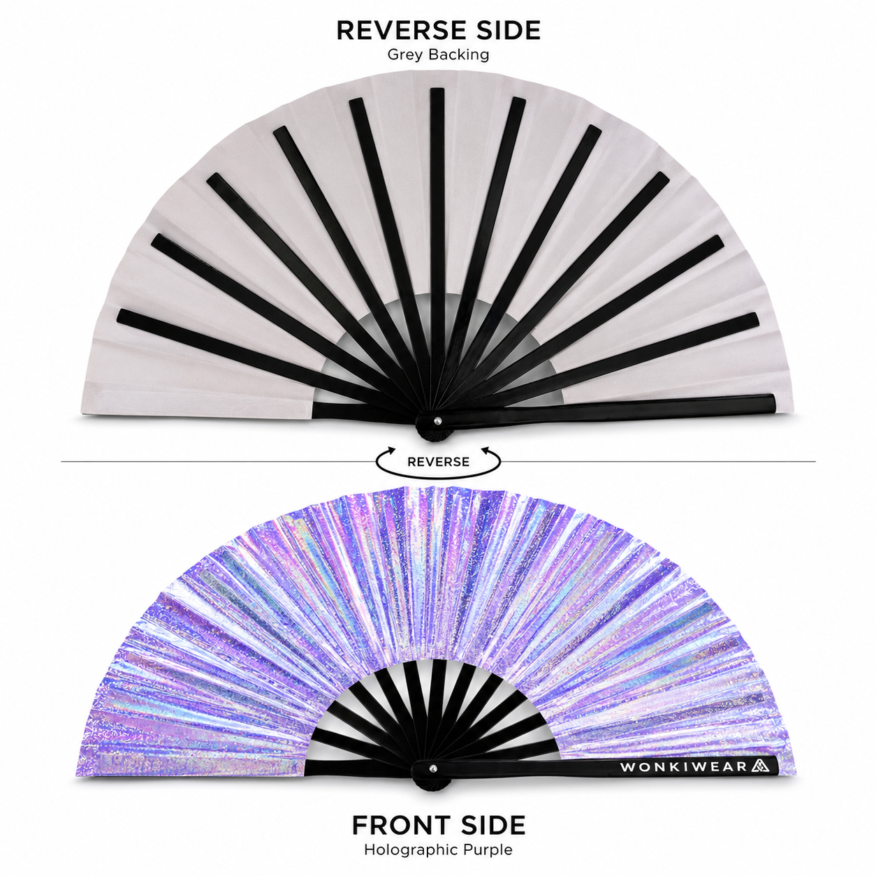 Luna Galaxy Iridescent Festival Fan