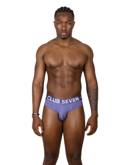 LUXE Cotton Briefs Purple - The Pup Play Hub