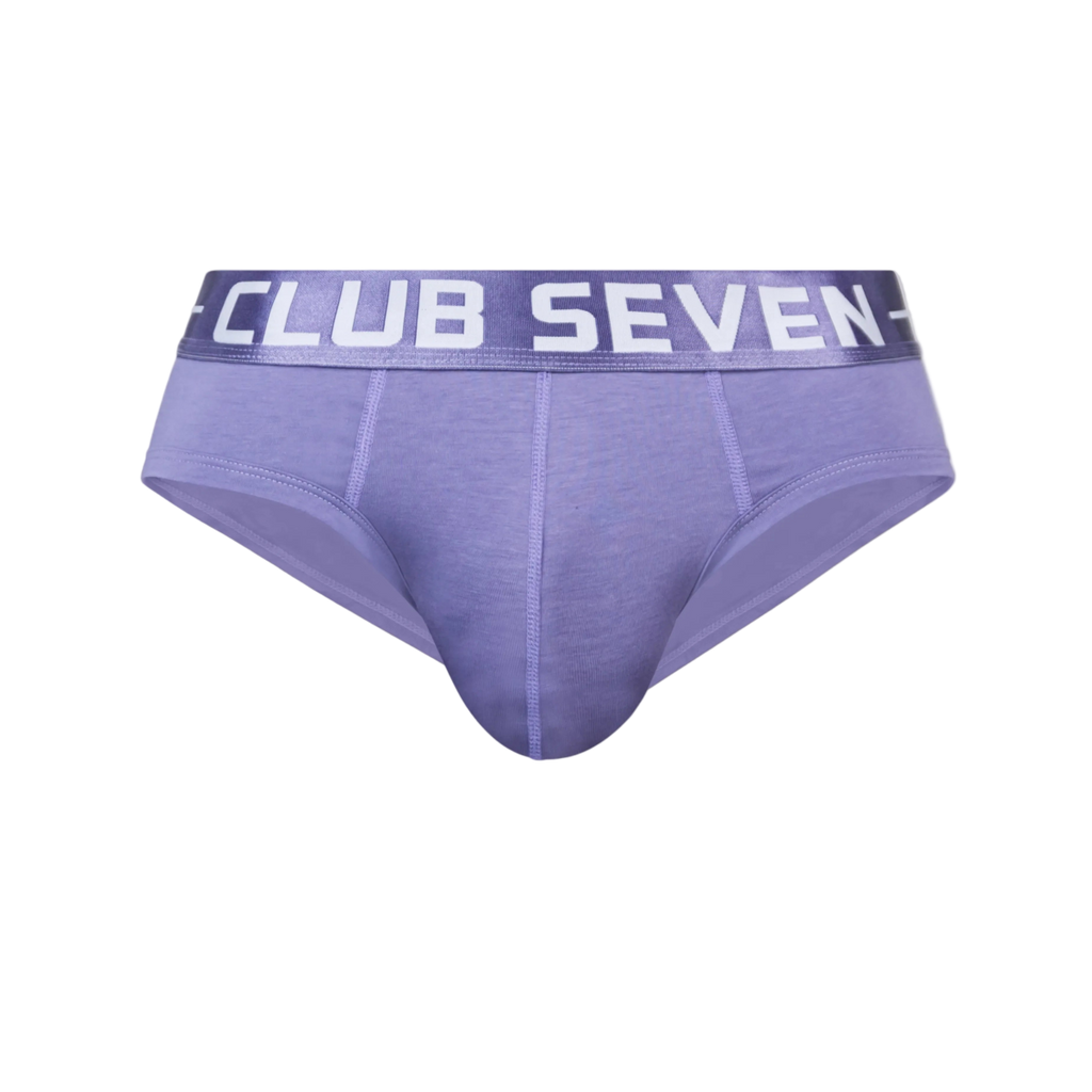 LUXE Cotton Briefs Purple - The Pup Play Hub
