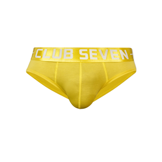 LUXE Cotton Briefs Yellow - The Pup Play Hub